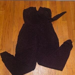 Trixxi Shimmering Purple Jumpsuit